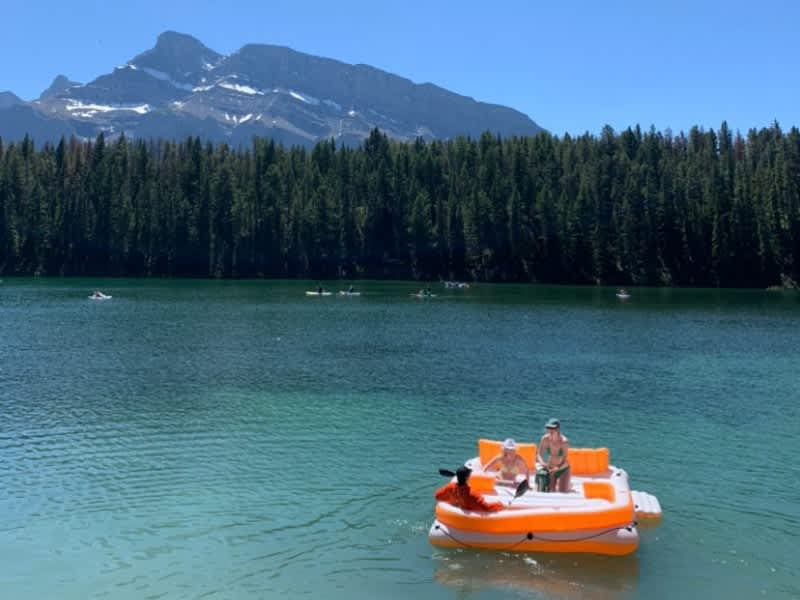 Lake in the summer