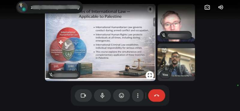 Law Crash Course in Palestine 