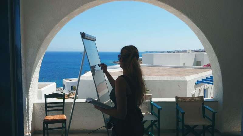 Learning Greek Paros course