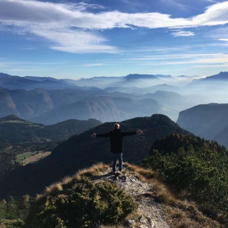 Stunning view over the Alps