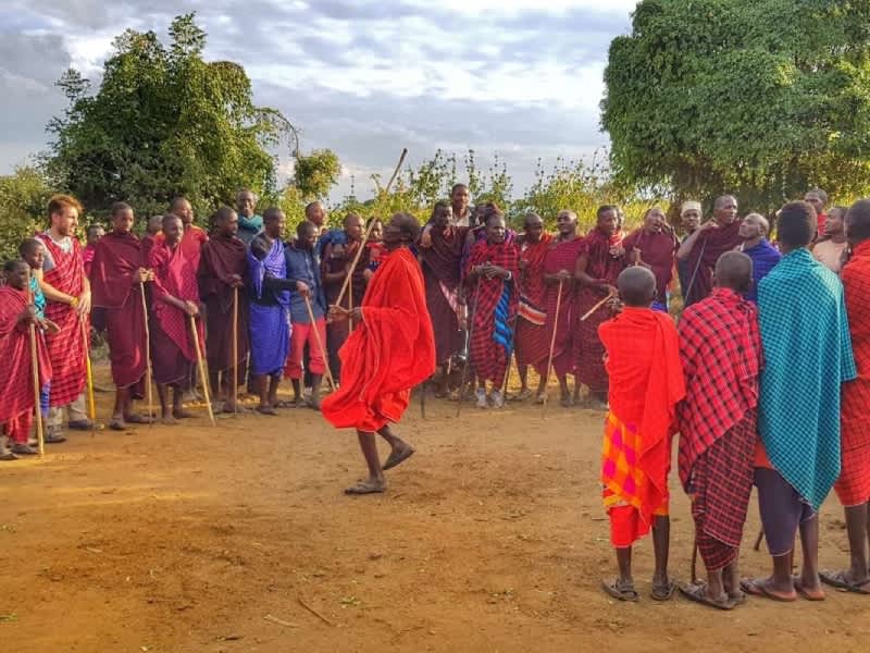 Live with Maasai