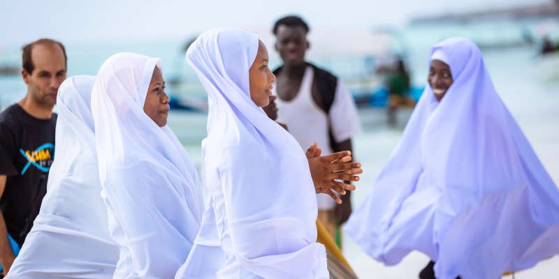 local students in Zanzibar, Tanzania