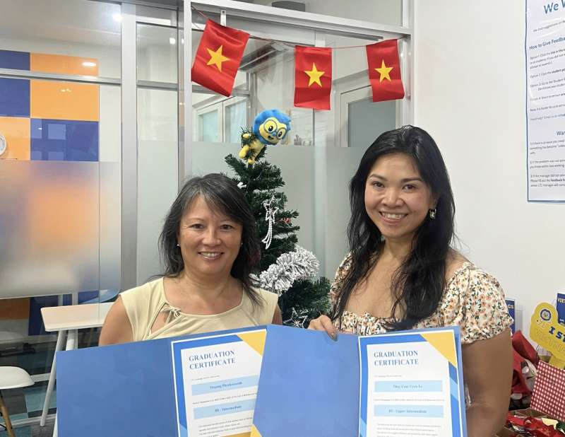 LTL students graduating from our Saigon school