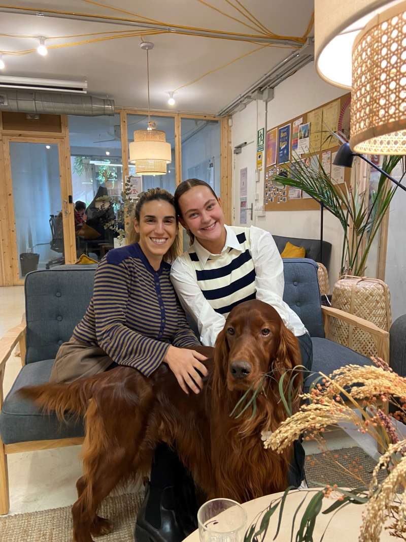Maddie at her internship