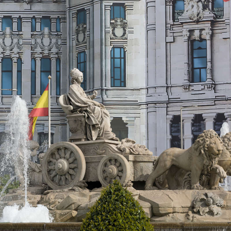 Madrid architecture.