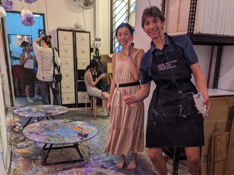 Making art in Singapore