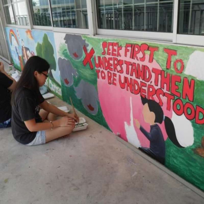 Construction for community center in Malaysia