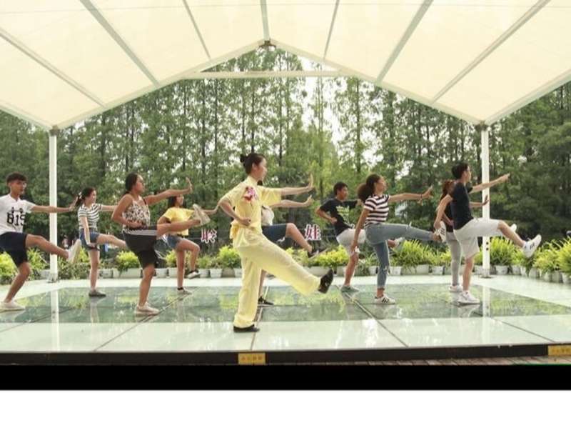 Martial arts class in Shanghai on summer abroad program