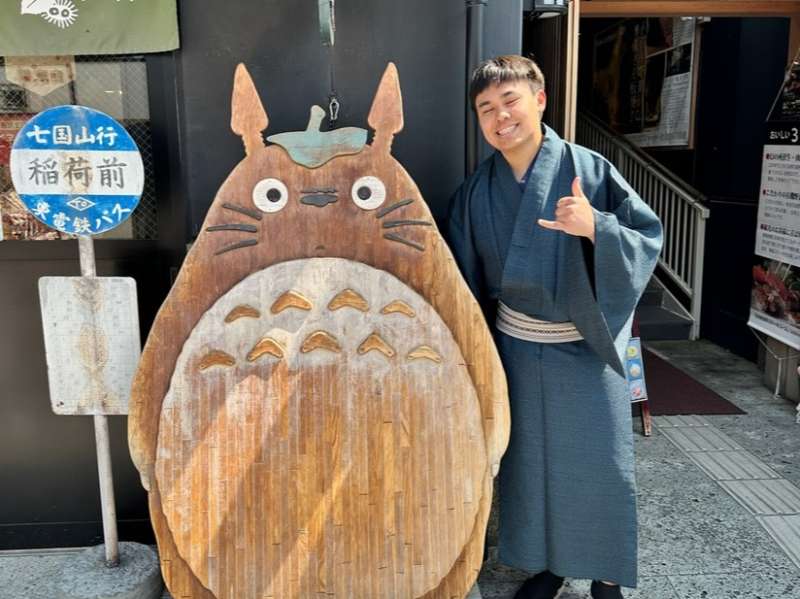 Meeting Totoro!