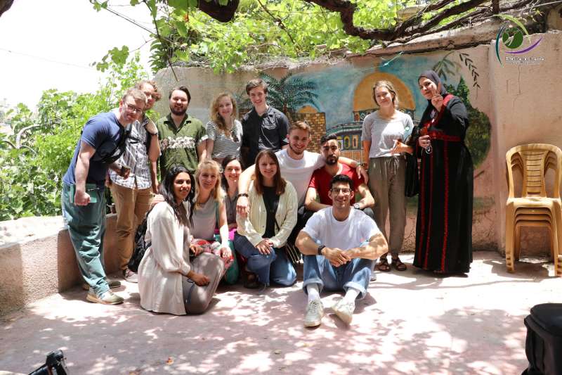 Meeting with Palestinian family