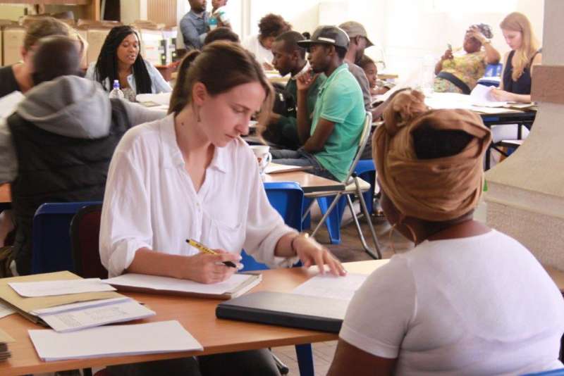Migrants and Refugee Charity female Intern in Cape Town
