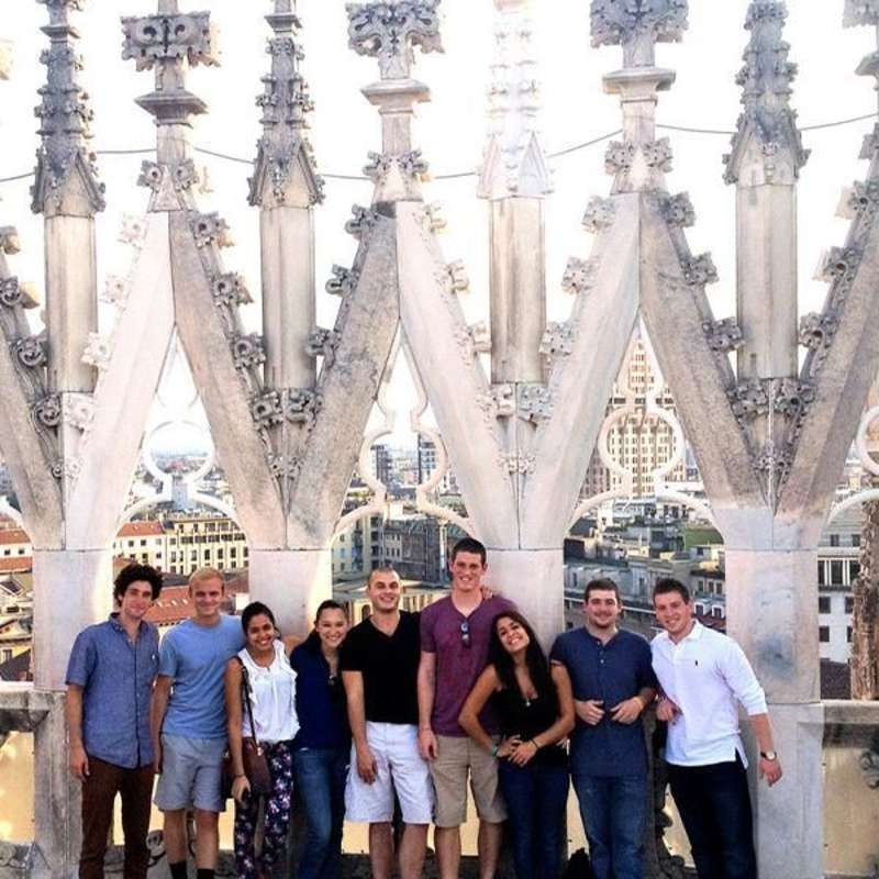 IES interns in Milan
