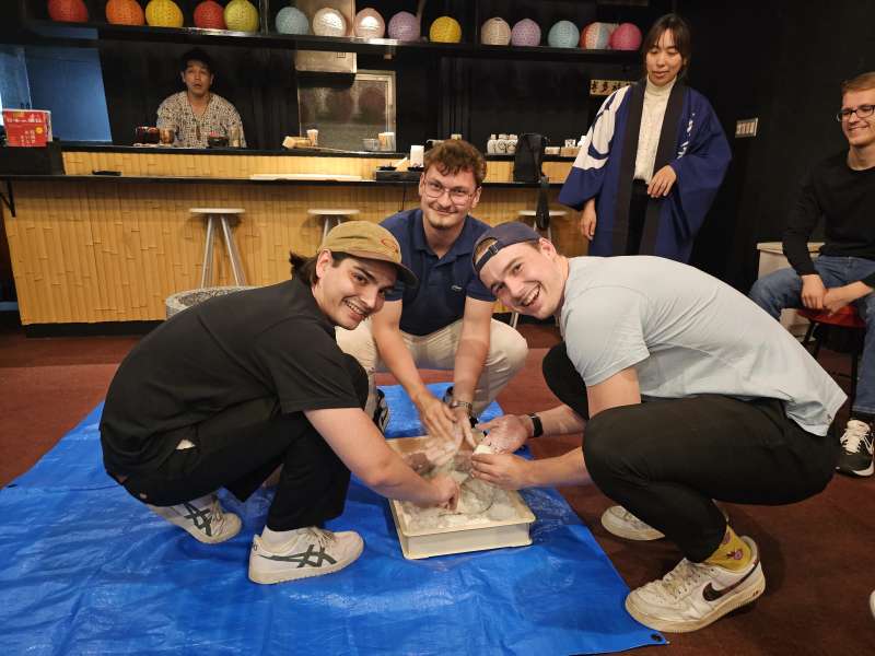 Mochi making