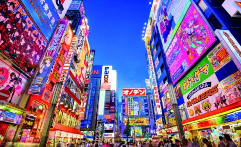 Neon lights of Tokyo