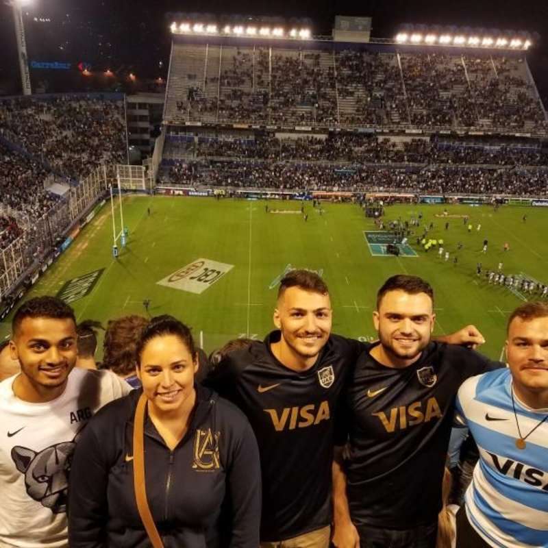 Meeting new friends in Argentina