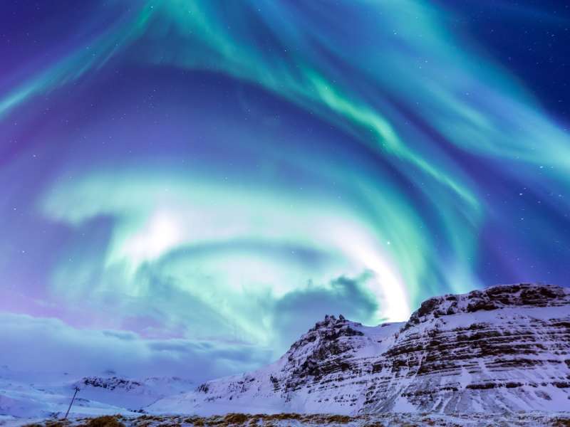 Northern lights in Iceland
