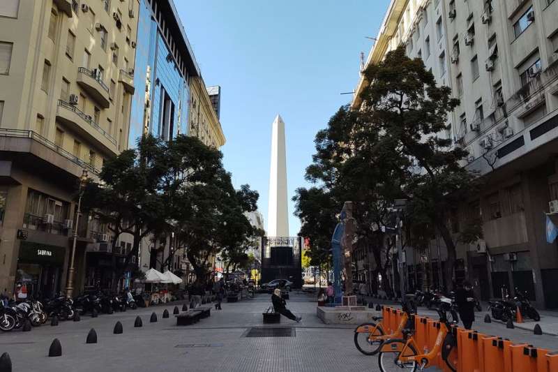 Obelisk monument in Argentina