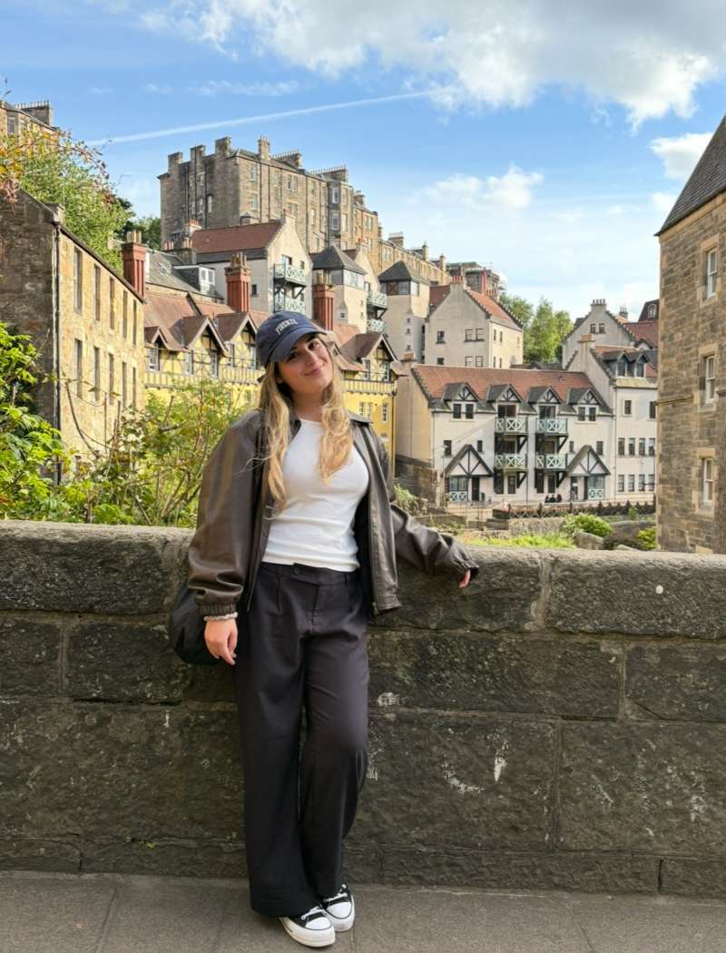 Observation & Research Student standing on a bridge in Scotland