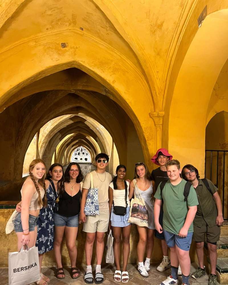 Our students in Royal Alcazar