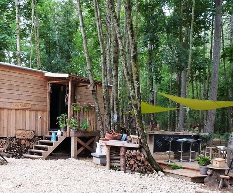wooden house