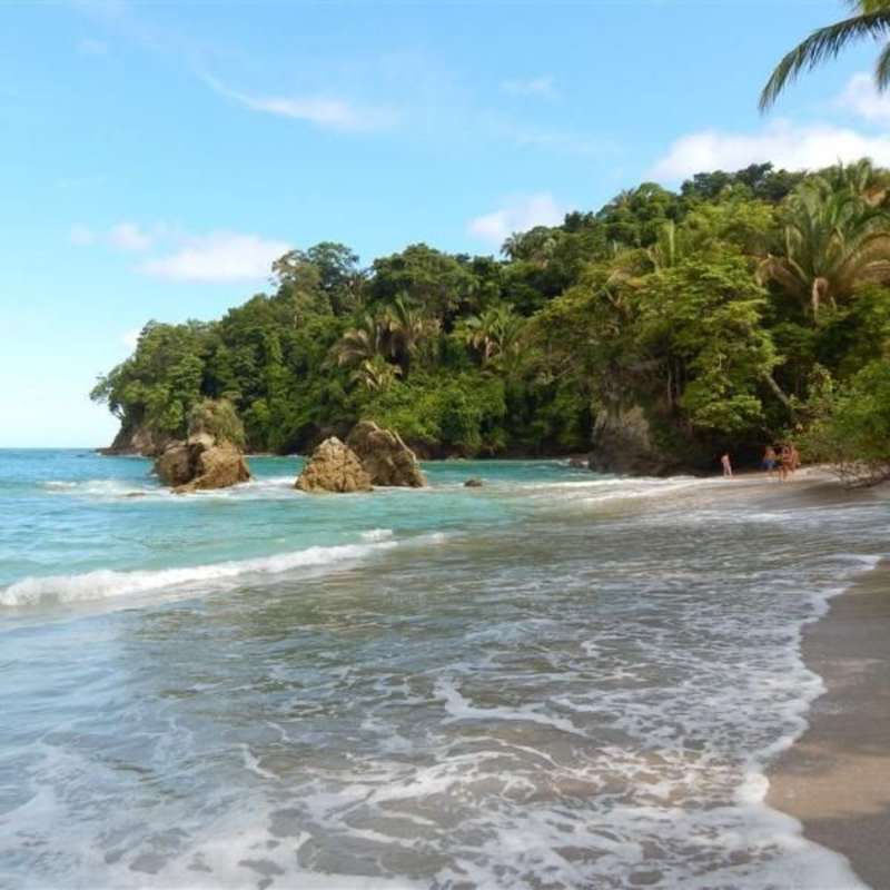 Costa Rican tropical beach