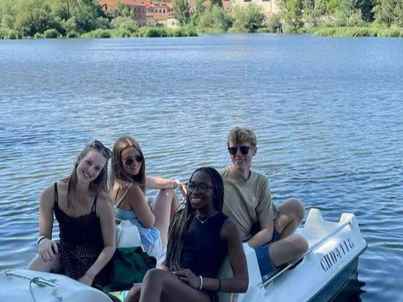 Paddleboats in Salamanca