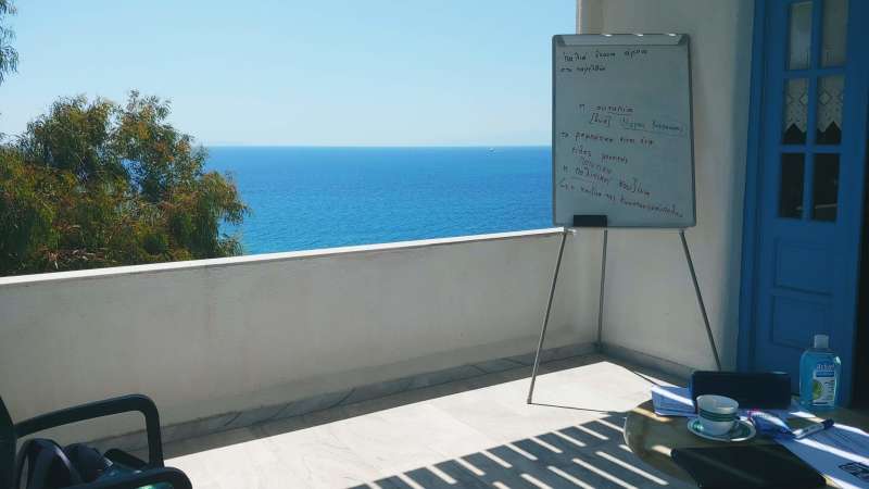 Paros Greek language course