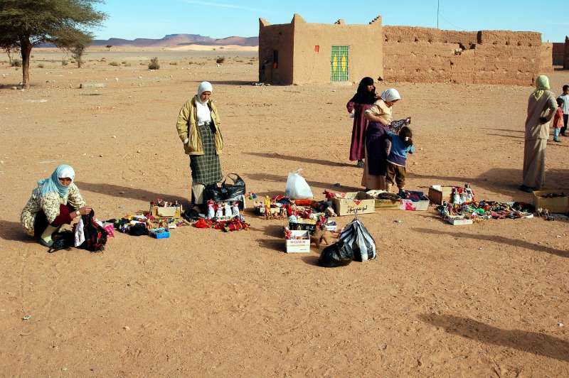 People in the Dessert