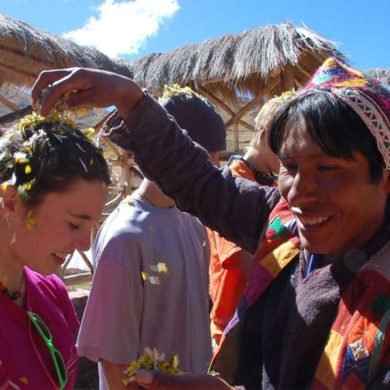 Blessing ceremony Peru