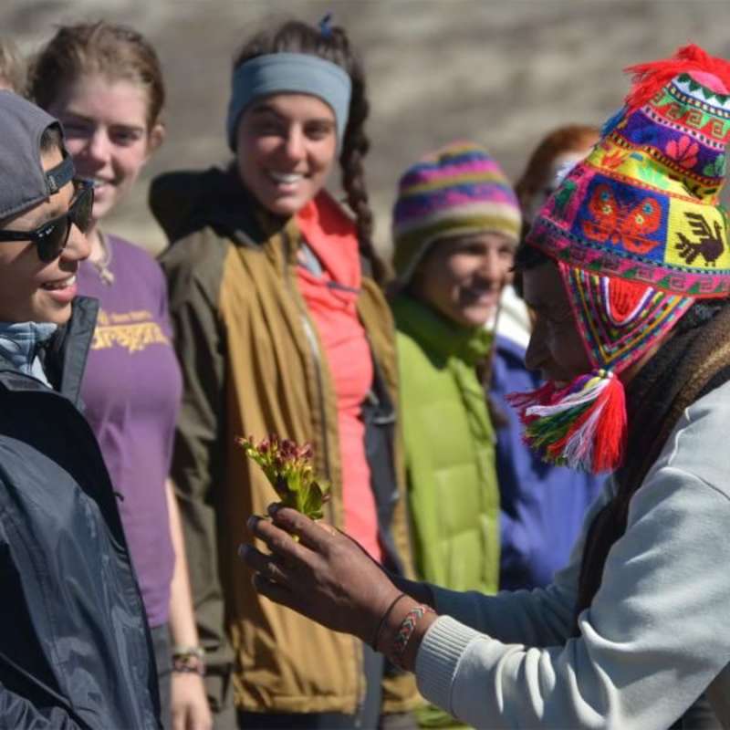Gift ceremony Peru