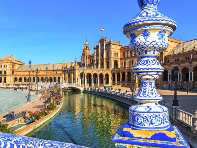Plaza in Seville, Spain