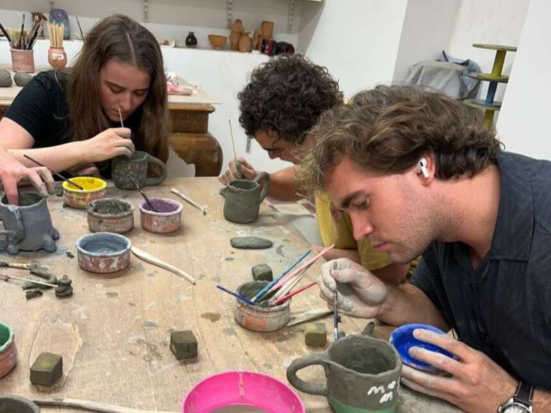 Pottery class on program in Athens, Greece
