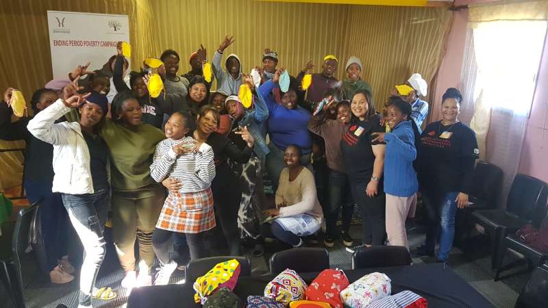 Program Management Interns with local women of Cape Town