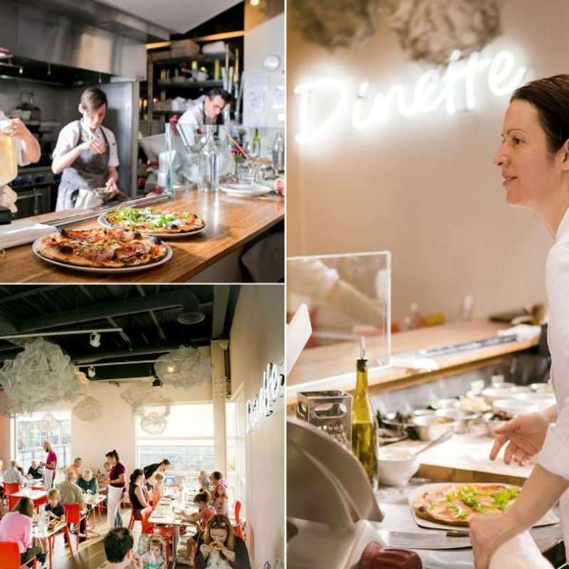 A commercial establishment where meals are prepared and served to customers.