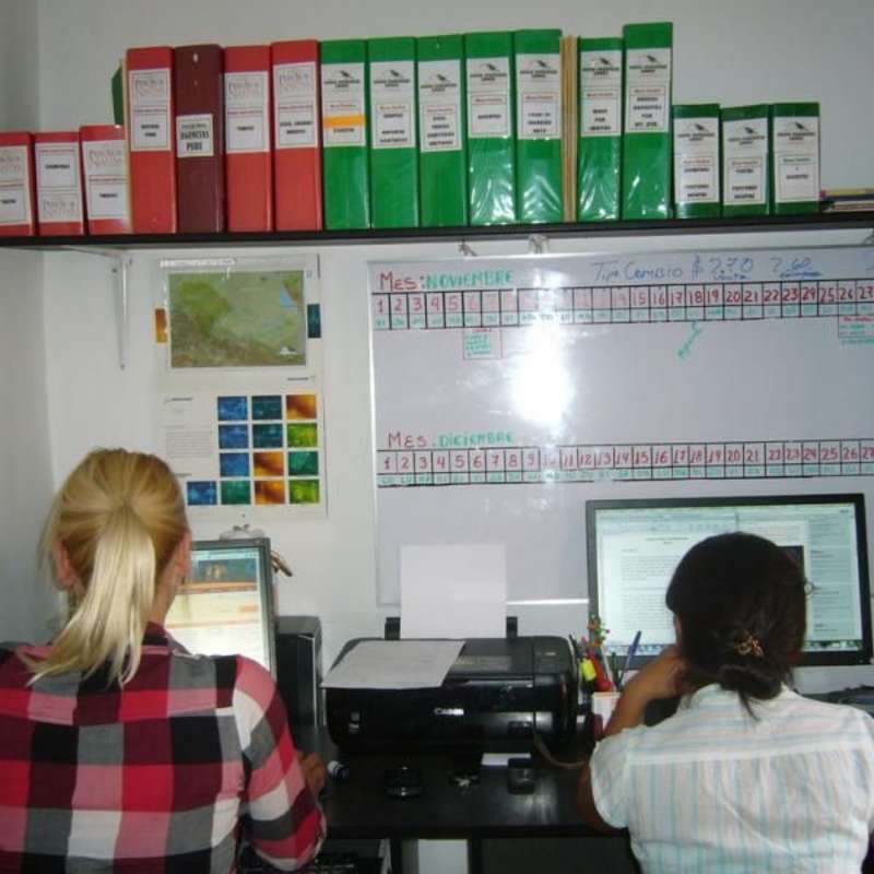 Student interns working in Cusco, Peru