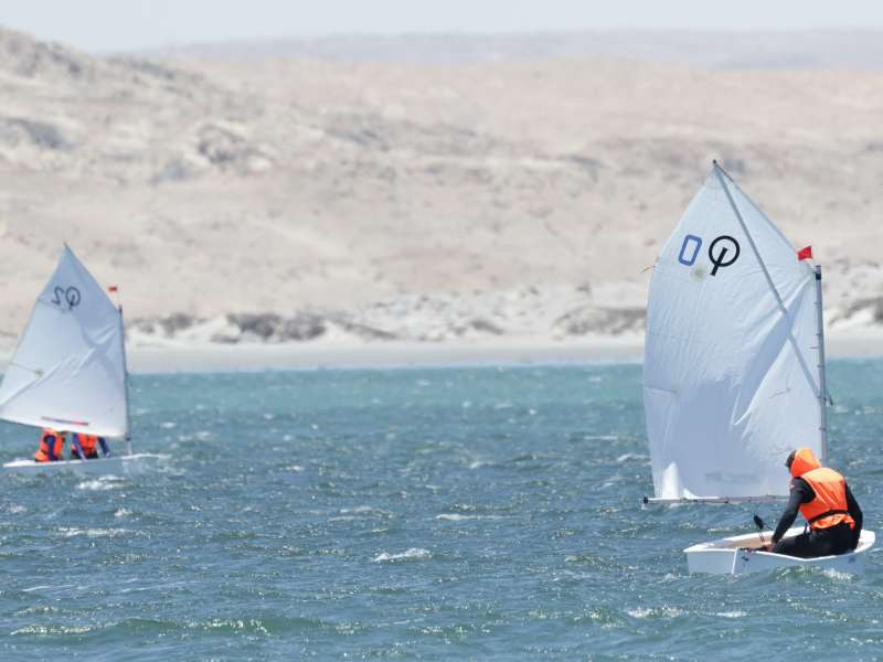 Sailing on the South Atlantic Ocean, Lüderitz