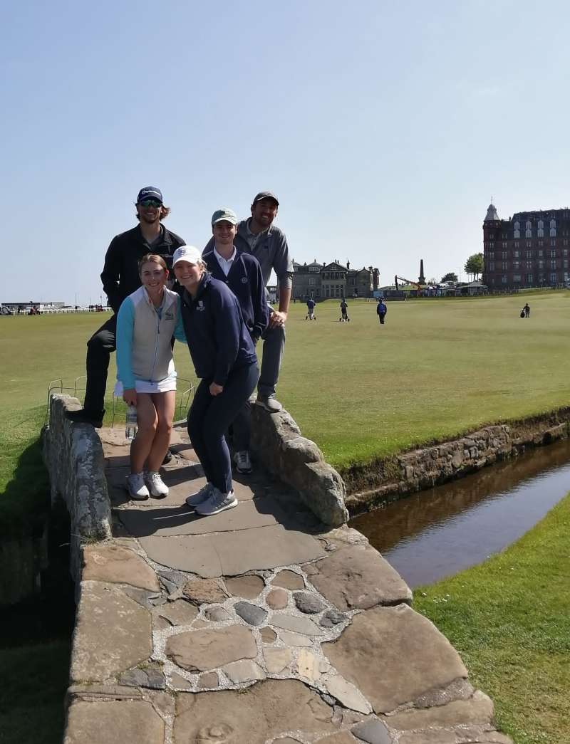Scotland golf candidates on a golf course