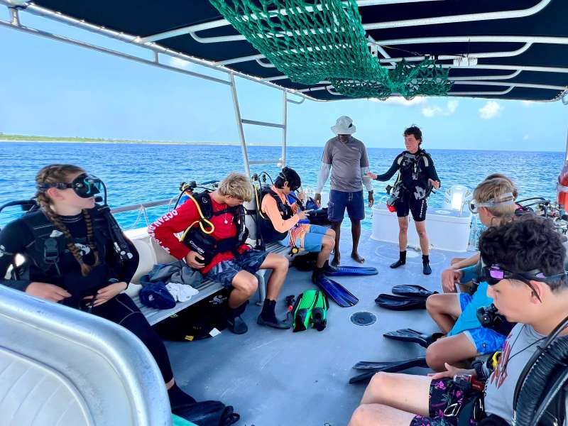 Scuba diving