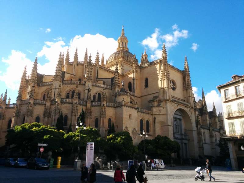 Segovia Cathedral, a highlight for RVF teachers in Spain.