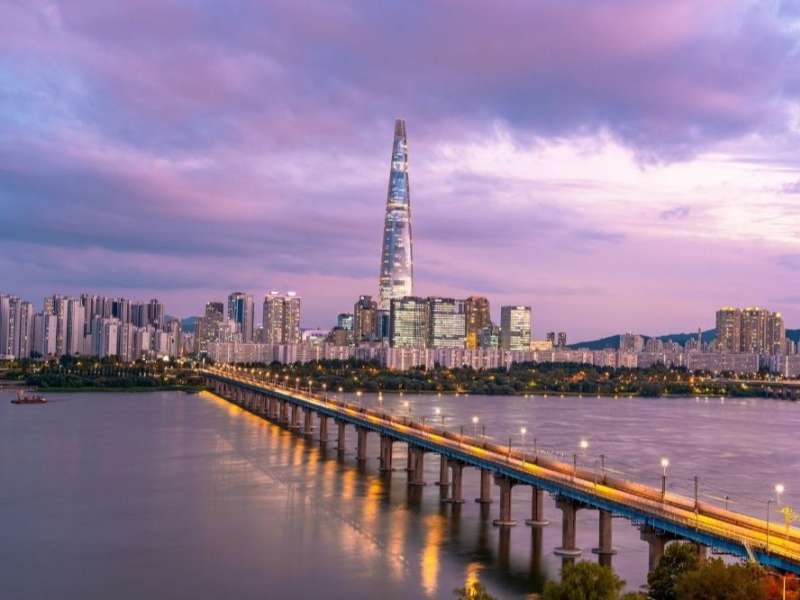 Seoul city skyline