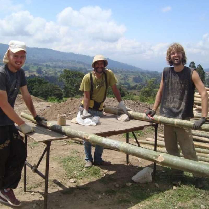 Volunteers at work