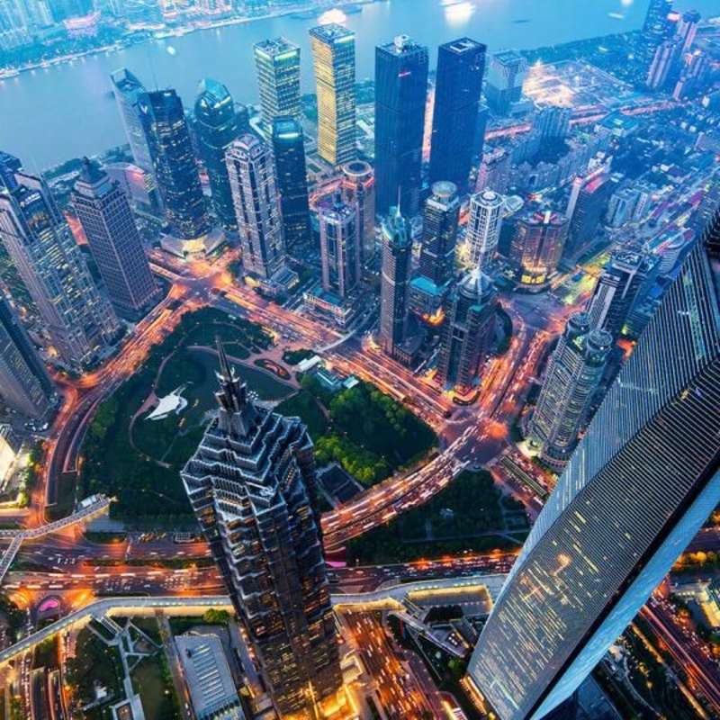 Shanghai at night