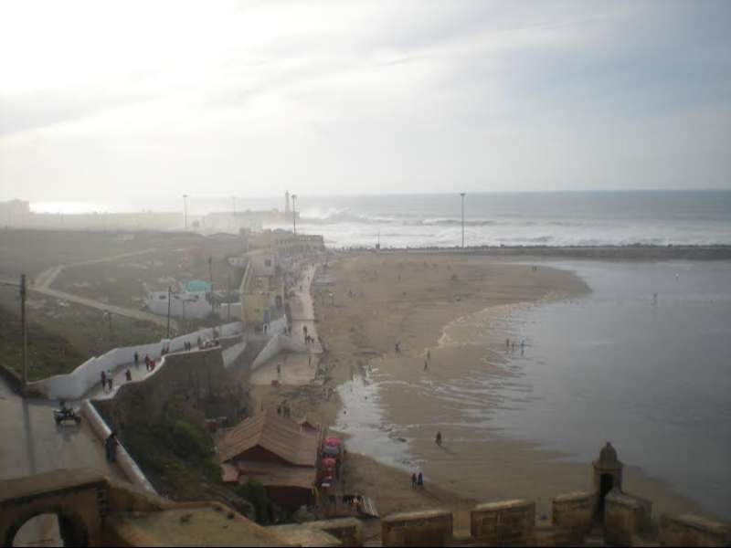shoreline in morocco