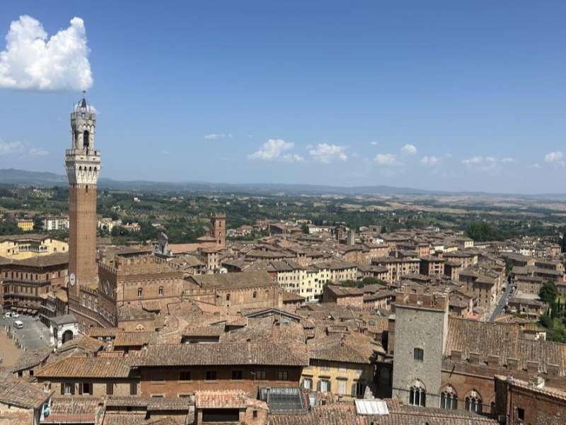 Siena, Italy from above.