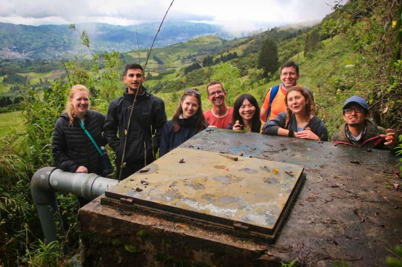 site visit ecuador community water projects internship