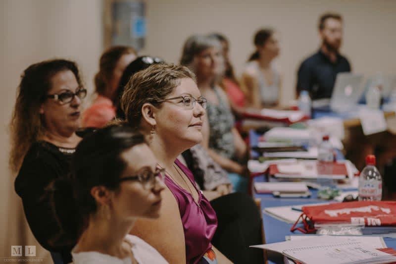 Spanish Teachers at a teacher training in Seville