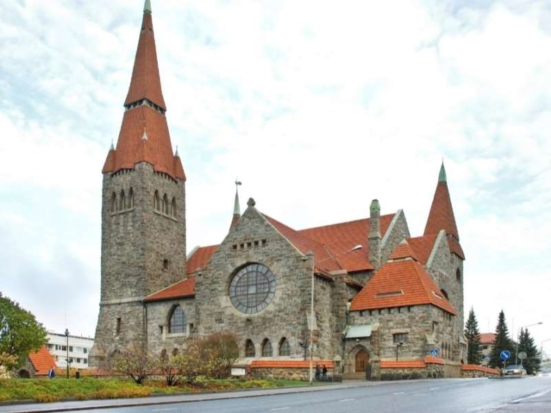 Stone cathedral in Finland