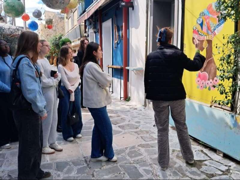Street art tour in Athens