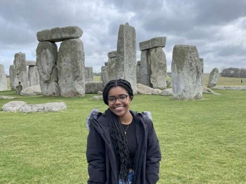 Student at Stonehedge