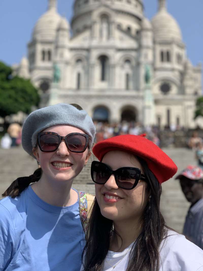 Students exploring France
